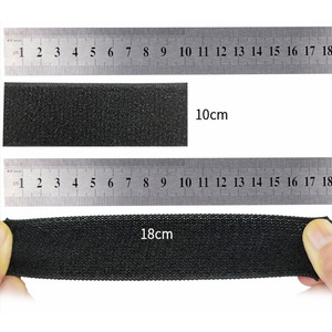 Soft Velcroes <strong>Elastic</strong> <strong>Loop</strong> Surface Hook and <strong>Loop</strong> Strap Wpolyesternitted <strong>Elastic</strong> Loofabricace Fastener Customized Logo Tape Rohs - Product Image 2