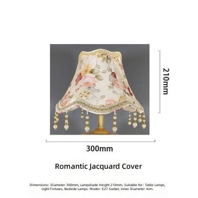 Romantico fondo jacquard con apertura di 30 cm