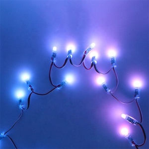 Magia 12V DC5V 12mm WS2811 forma rotonda diffusa sottile digitale RGB nodo Led Pixel stringa di natale - Product Image 3