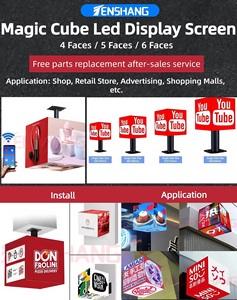 モジュール回転式<span class=keywords><strong>LED</strong></span>サインPublicitaire Stade Exterieur <span class=keywords><strong>Led</strong></span> Vitrine LumieresミニアウトドアP2 P3 Ecran <span class=keywords><strong>Led</strong></span>キューブショップバー用