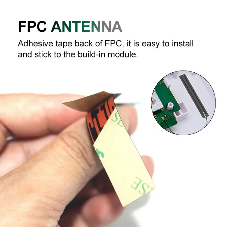 Dahili kablosuz 2.4GHz pcb yüksek kazanç fpc bluetooth ve wifi anten BLE modülü pcb yama anten