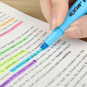 Gxin G-305/P工厂6色定制荧光笔记号笔套装水性学校办公室荧光笔 - Product Image 5