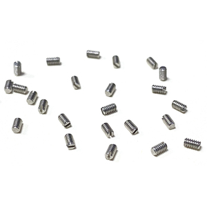 Özelleştirilmiş yüksek kaliteli hassas mini M1.4 x 2.5 paslanmaz çelik 316 düz nokta ile oluklu gset set vida - Product Image 4