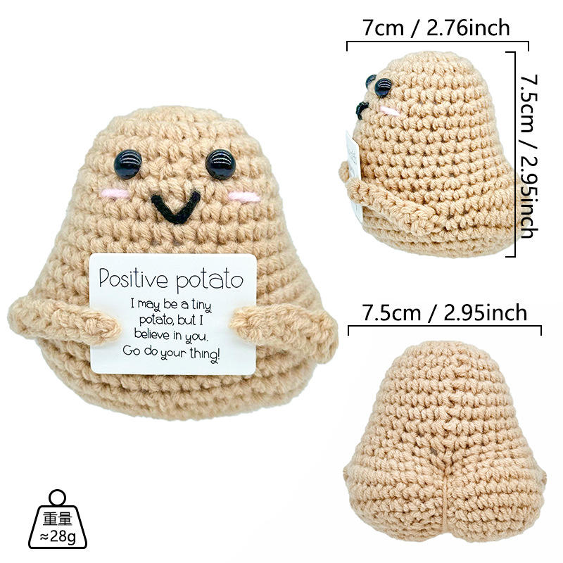 Patata grande de color beige con curvas (tarjeta P)