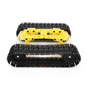 Tscinbuny Robot Tank şasi Arduino programlama için Lego yapı taşı tank tekerlek şasi ile uyumlu