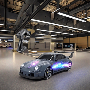 1:24 ölçekli RC Mini araba yarışı Drift modeli tam ölçekli bağlantı işık seti 2.4G 20km/saat Max hız kapalı hobi Mini uzaktan kumanda - Product Image 2