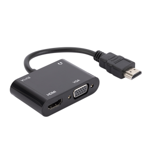 Convertidor de Audio y vídeo 4 en 1, HDMI + VGA + 3,5, con extensión de pantalla dual - Product Image 3
