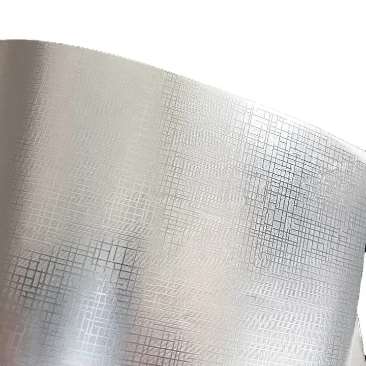 Venta caliente A3 plata metálica cartulina papel con textura de lino