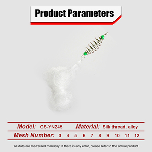 Guosong balıkçılık Net tuzak Mesh aydınlık netleştirme Fishnet tasarım bakır bahar balıkçılık tuzakları Shoal Cast ağları mücadele - Product Image 3