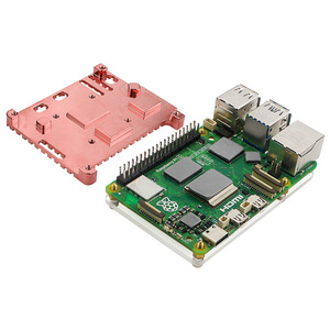 Aismartlink Raspberry Pi 5 Kühl gehäuse Raspberry Pi 5 Motherboard Kühlkörper aus reinem Kupfer kann mit einem kleinen Lüfter installiert werden - Product Image 4