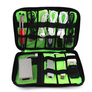 Wholesale Custom Logo <strong>Pouch</strong> Organizer Waterproof Travel Storage Bag for Earphones USB Cable Chargers Digital Gear &amp; Camera Bags
