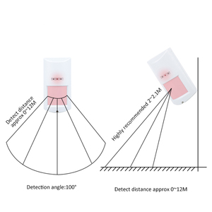 Home Alarm Wireless Pir MW Motion Detector With Pet Immune and Anti-tamper <strong>Function</strong> Wide Angle <strong>Detection</strong> for Security protection - Product Image 5