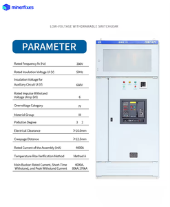 GCK-0.4KV Distribution Cabinet, 4000A, IP30 Protection, Horizontal <strong>Busbar</strong> 2500A Customized Intelligent Distribution Cabinets - Product Image 3