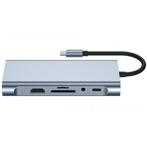 Multifunction 7-in-2 USB C Hub <strong>Computer</strong> Hardware Software USB 3.0 &amp; 2.0 Type C to Multiport USB Adapter - Product Image 2