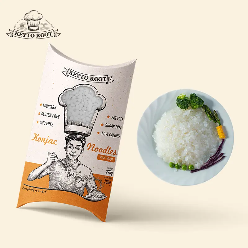 שומן משלוח בריא טבעי דיאט מזון אורגני Konjac אורז משקל אובדן Konjac Shirataki אורז