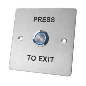 Door <strong>Open</strong> <strong>Exit</strong> <strong>Button</strong> Stainless Steel Door Release <strong>Button</strong> <strong>Push</strong> to <strong>Exit</strong> <strong>Button</strong> for Door Access Control - Product Image 1