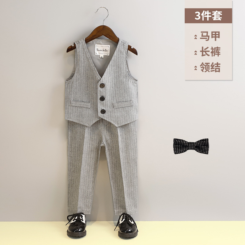 3 unids conjunto (chaleco + Pantalones + arco)