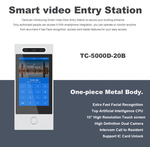 10 Zoll Tuya IP Video Intercom Wifi Tür Telefon einfach zu konfigurieren Touchscreen Video Tür Telefon Intercom-System - Product Image 3