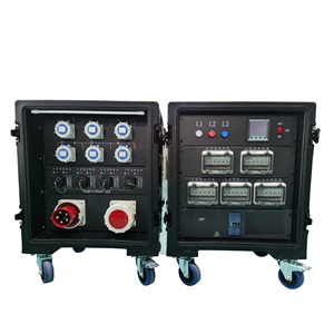 ステージパワーディストロボックス125A5ピン出力4ウェイ400Aパワーロック入力配電ボックス - Product Image 3