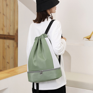 Wholesale Custom Logo Design Promotional Lightweight Sport <strong>Nylon</strong> Polyester Waterproof Draw <strong>String</strong> Bag Gym Drawstring Backpack - Product Image 6