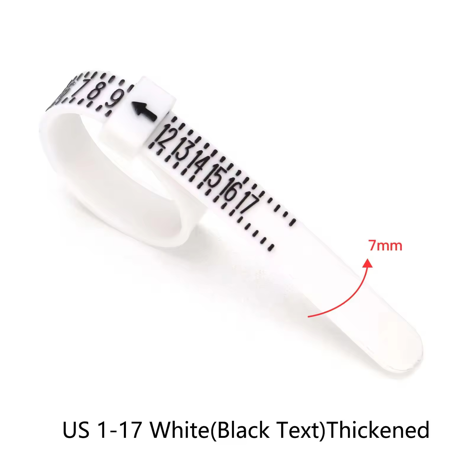 US 1-17 White(Black Text)Thickened