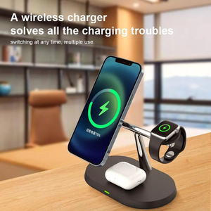 15w磁気マルチデバイス3 in 1ワイヤレス充電器Apple 3 in 1折りたたみ式ワイヤレス充電器用 - Product Image 6