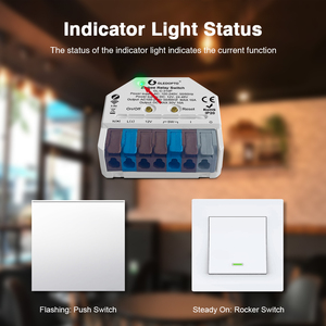 Gledopto Zigbee-Relais schalter Timing-und Ausschalt speicher funktion Fernbedienung - Product Image 4