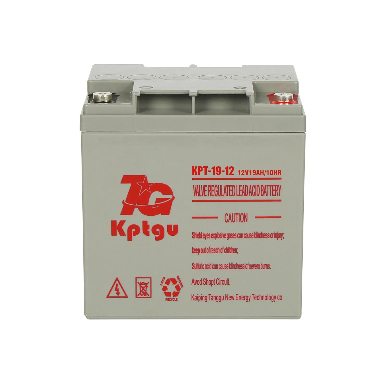 Recarregável selado chumbo ácido 12V 19Ah UPS inversor bateria