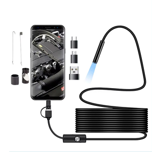 KERUIボアスコープ10Mミニカメラ3In1USB Type-C AndroidPC内視鏡カメラ7mmフレキシブル防水自動車修理検査