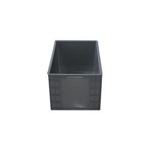 600x400x340mm Plastic Boxes Logistics Nestable and <strong>Stackable</strong> <strong>Crate</strong> Industrial Plastic Box Custom <strong>Size</strong> Solid EU Box 2.4KG CN;JIA - Product Image 2