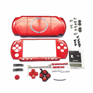 เคสครอบปลอกหุ้มเคสสำหรับ3000 PSP ที่ครอบด้านหน้าและด้านหลังแบบ DIY เคสทดแทนสำหรับ PSP 3000