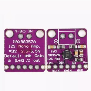 Ruised Stock MAX98357 <strong>I2S</strong> Audio amplifier module unfiltered Class D amplification supports ESP32 <strong>Raspberry</strong> <strong>pi</strong>