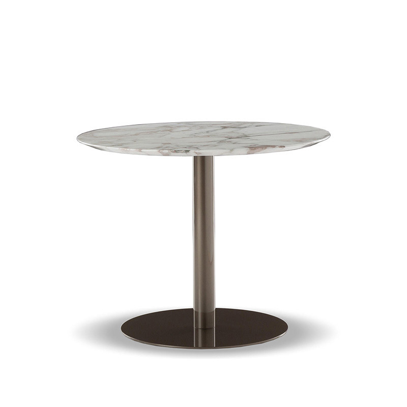 Mesa redonda de pizarra de 80 cm.