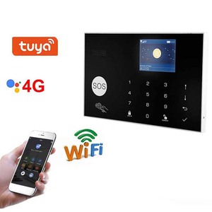 Kit de alarma de seguridad inalámbrica Tuya 2G, Wifi, Gsm, Sensor, sistema de alarma para el hogar, compatible con aplicaciones de Google Alexa - Product Image 3