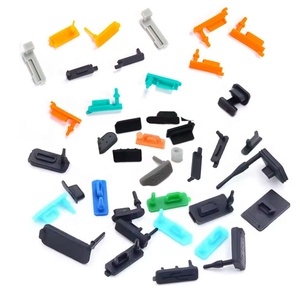 工厂定制Usb C防尘塞橡胶盖尖端微型Usb端口保护带孔的硅胶防尘盖 - Product Image 1