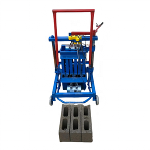 Durevole 220V manuale ad incastro blocchi cavi mattoni che fanno macchina con cuscinetti durevoli componente di nucleo per cemento grezzo - Product Image 1