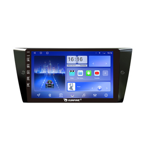 BMW için E90 salon E91 Touring E92 Coupe 9 inç cihazı çift 2 Din Octa çekirdekli dört araba Stereo GPS navigasyon android araba radyo - Product Image 3