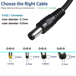 USB 2.0 A ประเภทชายถึง5.5มม. X 2.1มม. กระแสตรง5V ปลั๊กเชื่อมต่อสายไฟสายอะแดปเตอร์ชาร์จไฟ - Product Image 5