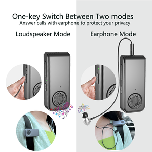 Portable Bluetooth 5.3 Mini Speaker with TYPE-C RGB LED Lighting Wearable Earphone Clip-on for <strong>Cycling</strong> Hiking Party - Product Image 5