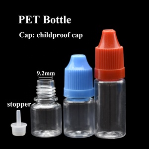 Em stock Vazio 3ml 5ml 10ml 15ml 20ml <span class=keywords><strong>30ml</strong></span> 50ml 100ml Garrafa de plástico conta-gotas PET Garrafa de óleo essencial com tampa