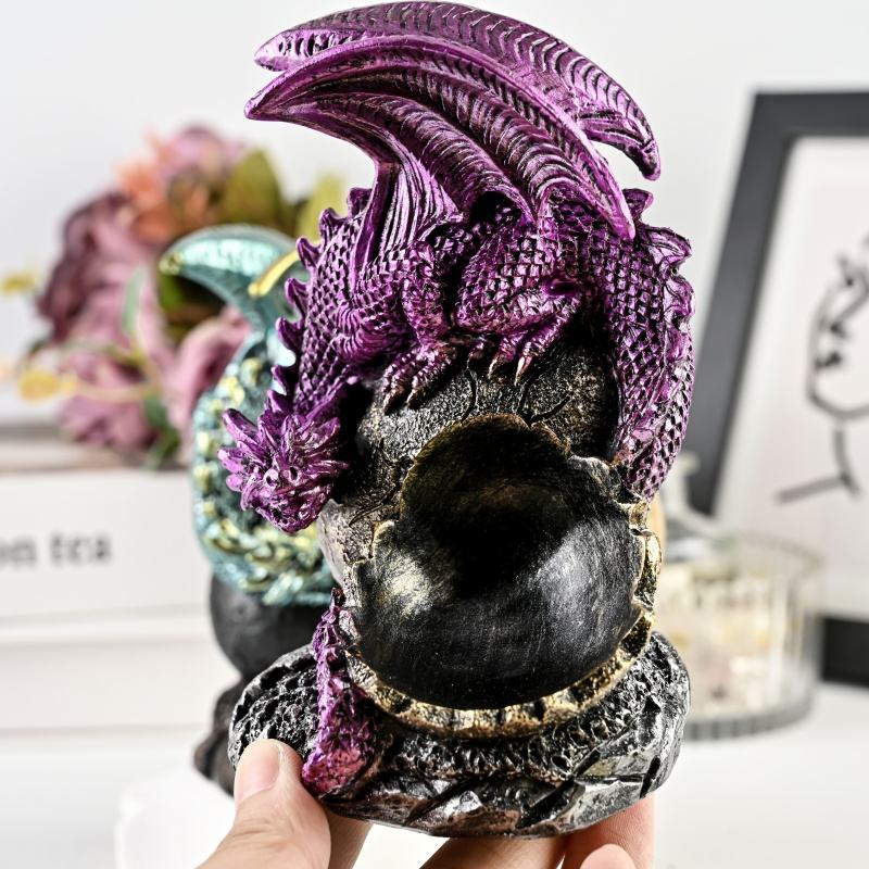 ที่วางมังกรเรซิ่นสีชมพู