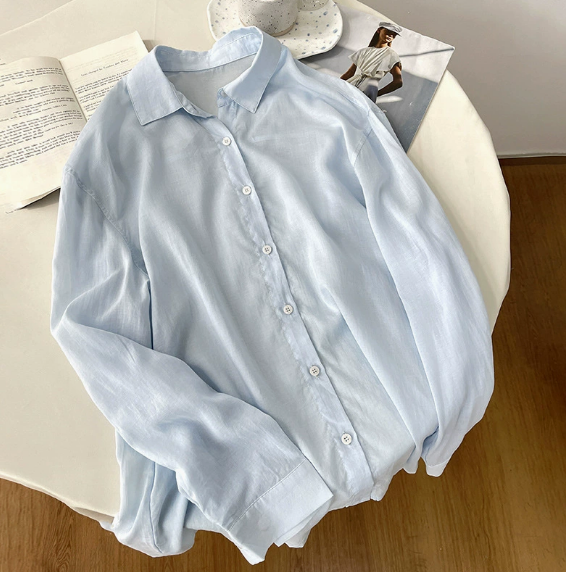 Camicia blu