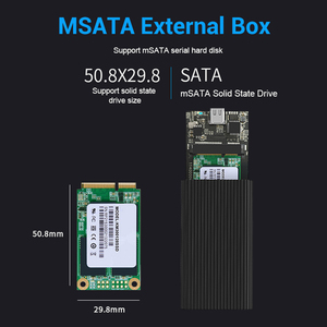 2023ホット販売外付けHDDエンクロージャーUSB3.0 mSATA SSD M.2 SSDハードドライブケース