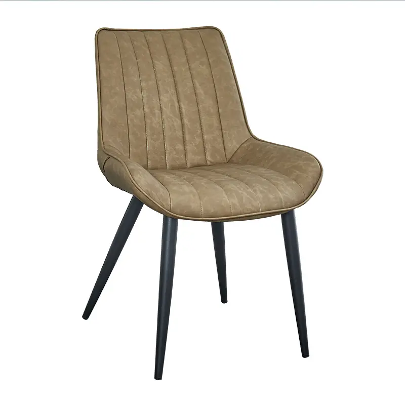 Vendita calda di lusso industriale marrone grigio sedia Club Coffee Shop sedia verde e una gamma di altre sedie da pranzo in pelle