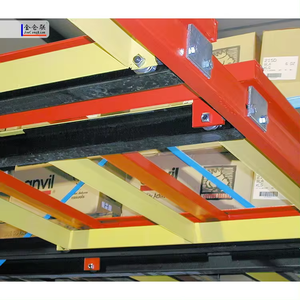Sistema de estantería deslizante para almacén de comercio electrónico, estantería de almacenamiento industrial de empuje automático, estantería de palés selectiva de alta densidad