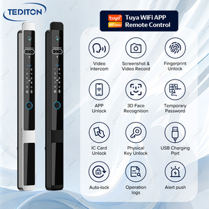 Tediton Smart <strong>Locks</strong> for Front Door Smart Tuya Main Gate Touch <strong>Keyed</strong> <strong>Entry</strong> Door <strong>Lock</strong> Smart <strong>Lock</strong> With Wifi