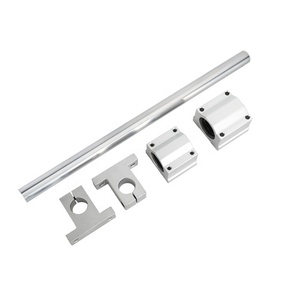 Eje de carril lineal OD, 20mm, 500-6000mm, eje óptico, tornillo de bola SCS20UU, soporte de movimiento lineal SK20, 2 uds., 4 Uds. - Product Image 4