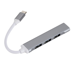อะแดปเตอร์ฮับชาร์จ3.0 USB 2.0/อะลูมิเนียมอัลลอยด์คุณภาพสูง4พอร์ตชนิด C สำหรับ MacBook Pro ฟังก์ชั่นข้อมูลขายส่งสำหรับแล็ปท็อปพีซี - Product Image 6