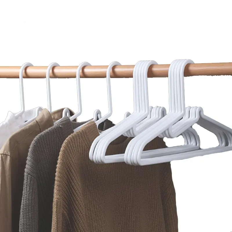 LEEKING White plastic hanger Amazon's best-selling multifunctional hanger