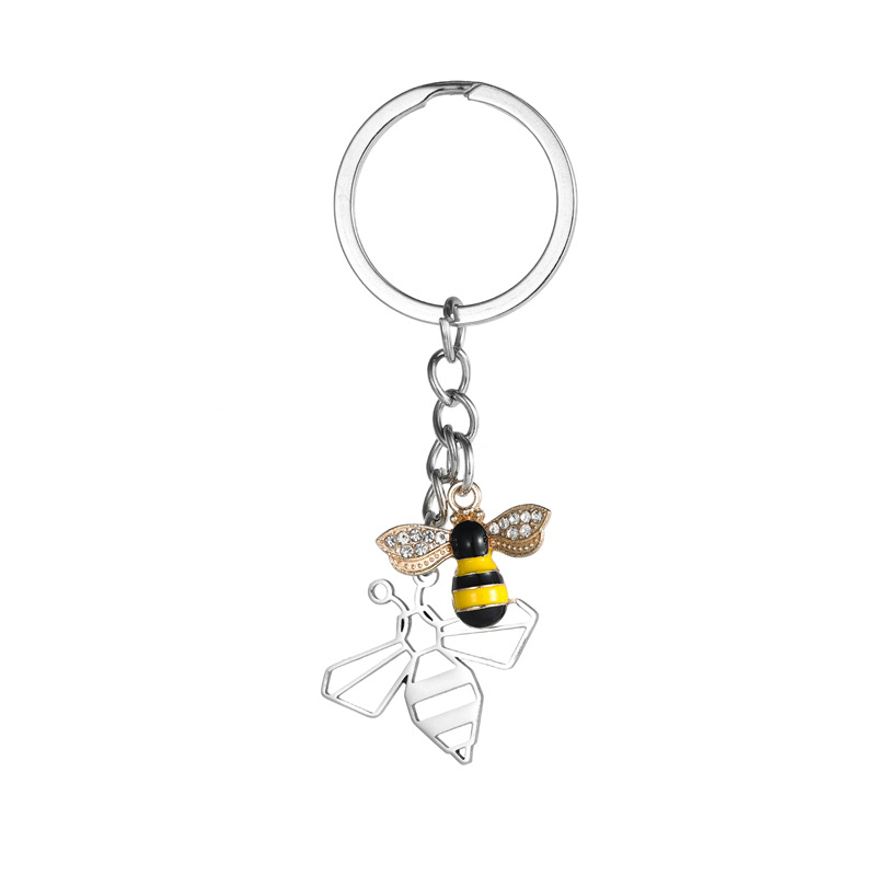 Petite abeille en acier inoxydable